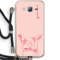 Best Friends: Samsung Galaxy J3 (2016) Transparant Hoesje met koord