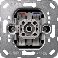 GIRA 011600 Controleschakelaar, Wisselschakelaar Inzetstuk Standaard 55, E2, Event Clear, Event, Event Opaque, Esprit, ClassiX, System 55