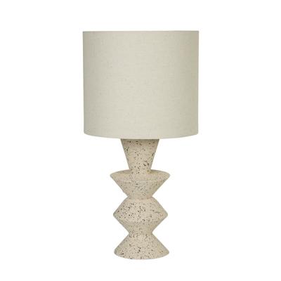 Searchlight TafellampMalacca keramiek wit - EU62021CR
