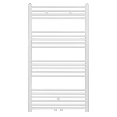 Sanigoods Base handdoek radiator 120x60 616 watt MO aansluiting wit Sanigoods Base handdoek radiator 120x60 616 watt MO aansluiting wit