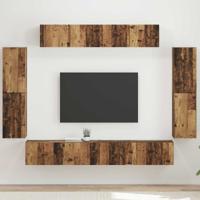TV-kast 4 pcs Oudhout