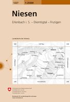 Wandelkaart - Topografische kaart 1227 Niesen | Swisstopo - thumbnail