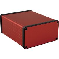 Hammond Electronics 1455N1201RD Profielbehuizing 120 x 103 x 53 Aluminium Rood 1 stuk(s) - thumbnail