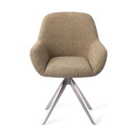 Jesper Home Kushi eetkamerstoel Moss Meadow turn steel