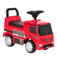 Loopwagen - Speelgoed 1 jaar - Auto speelgoed jongens - Rood - 62,5 L x 28,5 B x 45 H cm - thumbnail