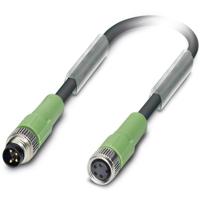 Phoenix Contact 1682155 Sensor/actuator connector, geassembleerd M8 Aantal polen (sensoren): 4 Stekker, recht, Bus, recht 0.60 m 1 stuk(s) Piece