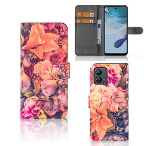 Motorola Moto G53 Hoesje Bosje Bloemen