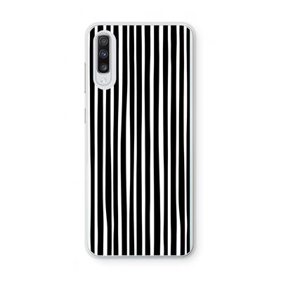Stripes: Samsung Galaxy A70 Transparant Hoesje