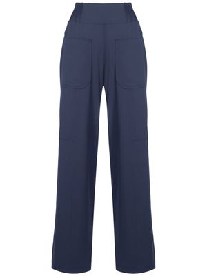 Alcaçuz pantalon Win à coupe droite - Bleu