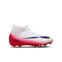 Nike Zoom Mercurial Superfly 10 Academy Gras / Kunstgras Voetbalschoenen (MG) Kids Wit Rood Zwart