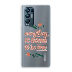 Optimistic flower girl: Oppo Find X3 Neo Transparant Hoesje