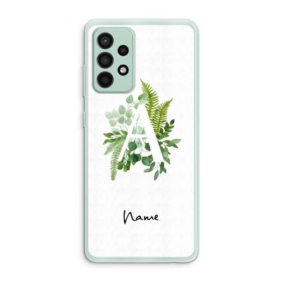 Green Brush: Samsung Galaxy A52s 5G Transparant Hoesje