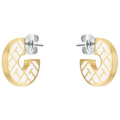 Tommy Hilfiger TJ2780485 Oorstekers staal goudkleurig 14 mm