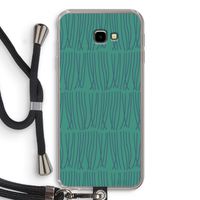 Swirls: Samsung Galaxy J4 Plus Transparant Hoesje met koord Swirls: Samsung Galaxy J4 Plus Transparant Hoesje met koord