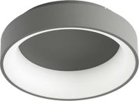 Deco Plafondlamp Ø 39cm met achtergrondverlichting - Dimbaar zonder dimmer - Donkergrijs Deco Plafondlamp Ø 39cm met achtergrondverlichting - Dimbaar zonder dimmer - Donkergrijs