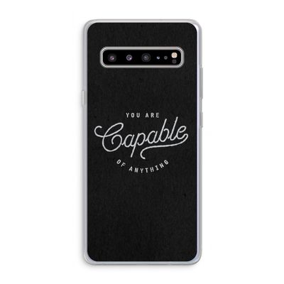 Capable: Samsung Galaxy S10 5G Transparant Hoesje