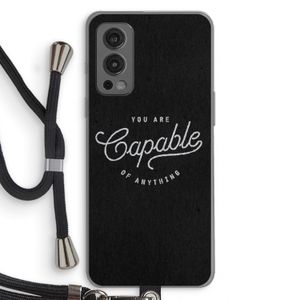 Capable: OnePlus Nord 2 5G Transparant Hoesje met koord