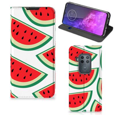 Motorola One Zoom | Flip Style Cover | Watermelons