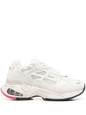Premiata baskets Sharky-D à lacets - Blanc