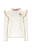 B.Nosy winter top meisjes - ecru - Tonya - ruffles