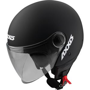 Axxis Helm square solid mat zwart l