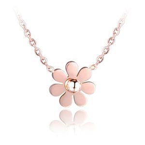 Cilla Jewels ketting Daisy Flower rosegoud Verguld