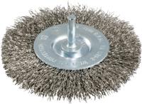 Metabo ronde staaldraadborstel round brush with 6mm shaf d=75mm steel
