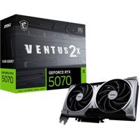 MSI Nvidia GeForce RTX 5070 Videokaart GeForce RTX 5070 12G VENTUS 2X OC 12 GB GDDR7-RAM PCIe x16 HDMI 2.1, DisplayPort 2.1