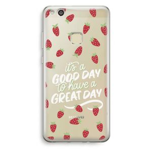 Don't forget to have a great day: Huawei Ascend P10 Lite Transparant Hoesje