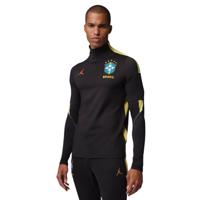 Nike Brazilië x Jordan Strike Trainingstrui 1/4-Zip 2026-2028 Zwart Geel Rood