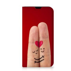 iPhone 13 Mini Hippe Standcase Liefde - Origineel Romantisch Cadeau