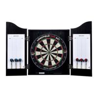 Abi Houten cnet met sisal dartbord incl. dartset