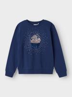 Name it winter sweater meisjes - blauw - regular fit - NkfNuasa