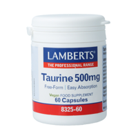 Lamberts Taurine 500mg 60 Vegetarische capsules