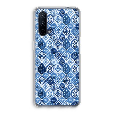 Blauw motief: OnePlus Nord CE 5G Transparant Hoesje
