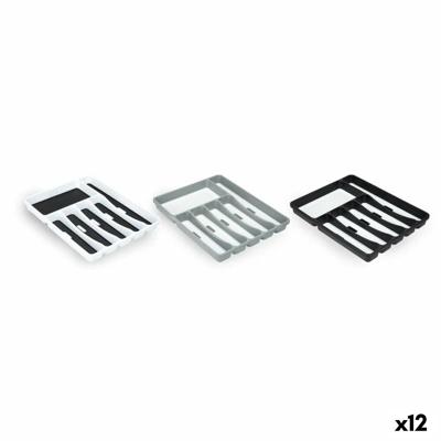 Bestekorganizer Polypropyleen 32,5 x 4,5 x 40,5 cm (12 Stuks)