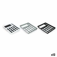 Bestekorganizer Polypropyleen 32,5 x 4,5 x 40,5 cm (12 Stuks)
