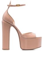 Valentino Garavani escarpins Tan-Go 155 mm en cuir verni - Rose - thumbnail