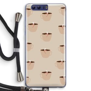 Morning coffee: Honor 9 Transparant Hoesje met koord