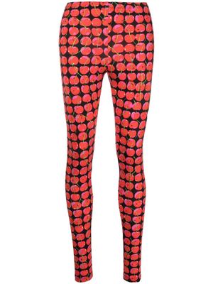 La DoubleJ legging imprimé à taille mi-haute - Noir