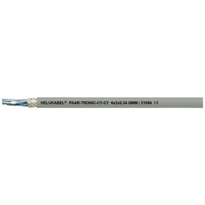 HELU 21091-100 Datakabel 2 x 2 x 0.34 mm² Grijs 100 m