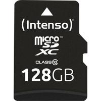 Intenso neu microSDXC-kaart 128 GB Class 10 Incl. SD-adapter