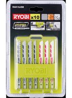 Ryobi RAK10JSB | 10-delig Decoupeerzaagblad Set compatibel met RJS720, RJS750, RJS850, RJS980 en RJS1050 - 5132002702 - 5132002702 Ryobi RAK10JSB | 10-delig Decoupeerzaagblad Set compatibel met RJS720, RJS750, RJS850, RJS980 en RJS1050 - 5132002702 - 5132002702