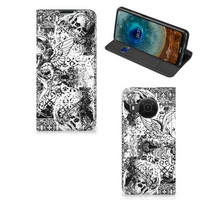 Mobiel BookCase Nokia X20 | X10 Skulls Angel - thumbnail