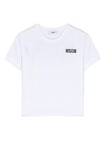 MSGM Kids t-shirt en coton à logo imprimé - Blanc - thumbnail