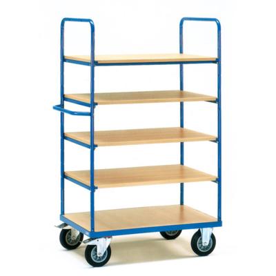 Fetra Hauptartikel 8342 Etagewagen Staal Poedercoating Laadvermogen (max.): 500 kg Stralend blauw (RAL 5007)