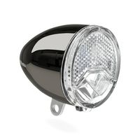 AXA koplamp Retro 606 Steady LED 15 lux dynamo zwart - thumbnail