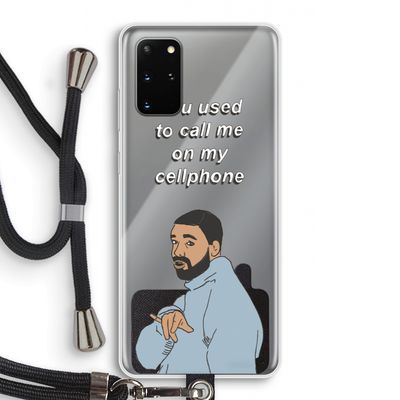 Hotline bling: Samsung Galaxy S20 Plus Transparant Hoesje met koord