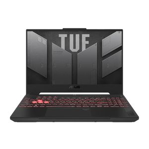 ASUS TUF Gaming A15 FA507NV-LP066W 7735HS Notebook 39,6 cm (15.6") Full HD AMD Ryzen™ 7 16 GB DDR5-SDRAM 512 GB SSD NVIDIA GeForce RTX 4060 Wi-Fi 6 (802.11ax) Windows 11 Home Zwart, Grijs