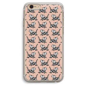 Zwarte poes: iPhone 6 Plus / 6S Plus Transparant Hoesje